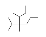 3,4-dimethyl-4-propan-2-ylheptane结构式