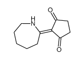 2-(azepan-2-ylidene)cyclopentane-1,3-dione Structure