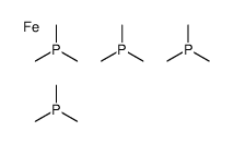 Iron, tetrakis(trimethylphosphine)- Structure