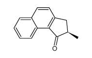 1H-Benz[e]inden-1-one,2,3-dihydro-2-methyl-,(2R)-(9CI) structure