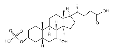 chenodeoxycholic acid 3-sulfate Structure