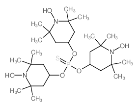 4-Piperidinol,1-hydroxy-2,2,6,6-tetramethyl-, 4,4',4''-phosphorothioate (9CI)结构式