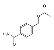 (4-carbamoylphenyl)methyl acetate Structure