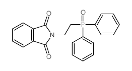 2-(2-diphenylphosphorylethyl)isoindole-1,3-dione结构式