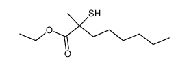 Ethyl-2-mercapto-2-methyloctanoat Structure