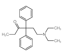 6-diethylamino-4,4-diphenyl-hexan-3-one Structure