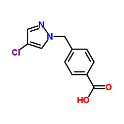 4-(4-CHLORO-PYRAZOL-1-YLMETHYL)BENZOIC ACID picture