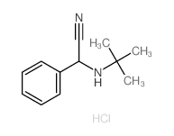 2-phenyl-2-(tert-butylamino)acetonitrile structure