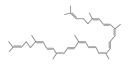 ψ,ψ-carotene, 5,6,9,10,13,14,14',13',10',9',6',5'-hexa-cis()-lycopene结构式