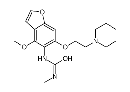 3-[4-methoxy-6-[2-(1-piperidyl)ethoxy]benzofuran-5-yl]-1-methyl-urea picture