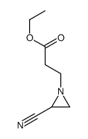 ethyl 3-(2-cyanoaziridin-1-yl)propanoate结构式