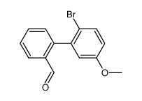 2-bromo-2'-formyl-5-methoxybiphenyl结构式