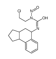 3-(2,3,3a,4,5,9b-hexahydro-1H-cyclopenta[a]naphthalen-5-yl)-1-(2-chloroethyl)-1-nitrosourea结构式