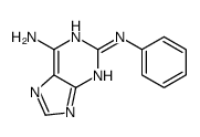 2-N-phenyl-7H-purine-2,6-diamine结构式