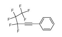 3,3,4,4,5,5,5-heptafluoro-1-phenyl-1-pentyne Structure