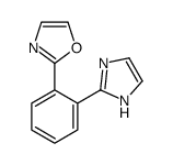 2-[2-(1H-imidazol-2-yl)phenyl]-1,3-oxazole结构式