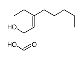 3-ethyloct-2-en-1-ol,formic acid Structure