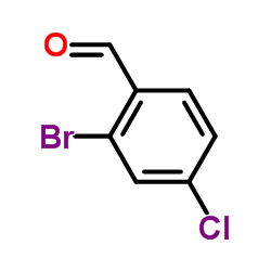 2-Bromo-4-chlorobenzaldehyde Structure