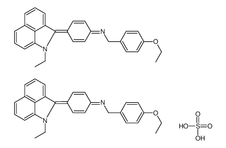 2-[4-[(4-ethoxyphenyl)methylamino]phenyl]-1-ethylbenz[cd]indolium sulphate (2:1) Structure