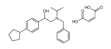 Benzenemethanol, 4-cyclopentyl-alpha-(((1-methylethyl)(phenylmethyl)am ino)methyl)-, (Z)-2-butenedioate, hydrate picture