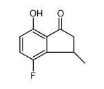 1H-Inden-1-one, 4-fluoro-2,3-dihydro-7-hydroxy-3-methyl Structure