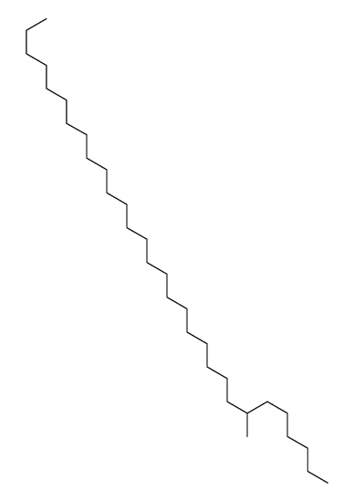 7-methyltriacontane Structure