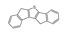 6,11-Dihydrodiindeno(1,2-b:1',2'-d)thiophen结构式