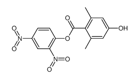 2,4-dinitrophenyl 4-hydroxy-2,6-dimethylbenzoate结构式