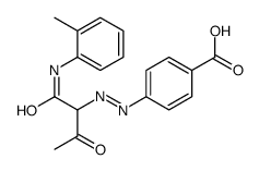 4-[[1-(2-methylanilino)-1,3-dioxobutan-2-yl]diazenyl]benzoic acid Structure