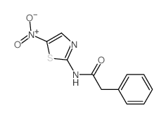 N-(5-nitro-1,3-thiazol-2-yl)-2-phenyl-acetamide Structure