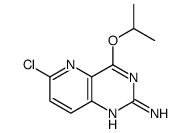 6-氯-4-(2-丙氧基)-吡啶并[3,2-d]嘧啶-2-胺结构式