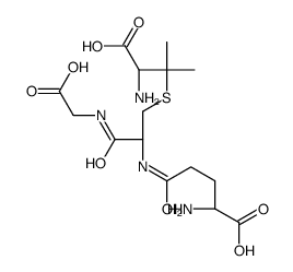 penicillamine-glutathione mixed disulfide结构式