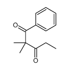 2,2-dimethyl-1-phenylpentane-1,3-dione Structure