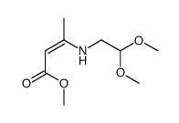 methyl 3-(2,2-dimethoxyethylamino)but-2-enoate Structure