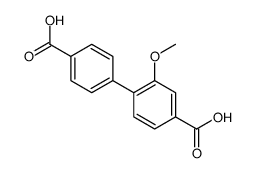 4-(4-carboxyphenyl)-3-methoxybenzoic acid Structure