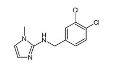 1H-Imidazol-2-amine, N-[(3,4-dichlorophenyl)methyl]-1-methyl- Structure