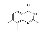 8-iodo-2,7-dimethylquinazolin-4(3H)-one Structure