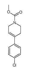 1-(methoxycarbonyl)-4-(4-chlorophenyl)-1,2,3,6-tetrahydropyridine Structure