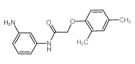 N-(3-Aminophenyl)-2-(2,4-dimethylphenoxy)acetamide Structure