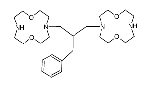 4,4'-(2-benzyl-1,3-propanediyl)bis(1,7-dioxa-4,10-diazacyclododecane) Structure