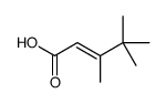 3,4,4-trimethylpent-2-enoic acid Structure