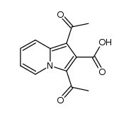 1,3-diacetyl-indolizine-2-carboxylic acid结构式