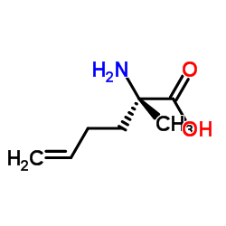 (2S)-2-Amino-2-methyl-5-hexenoic acid structure