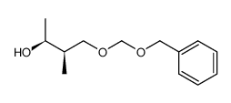 (2R,3S)-1-Benzyloxymethyloxy-2-methylbutan-3-ol Structure