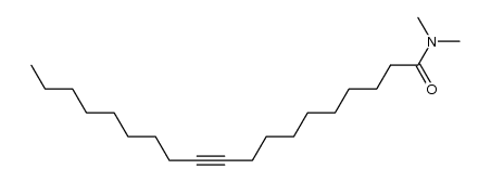 Nonadecin-(10)-saeure-N.N-dimethylamid Structure