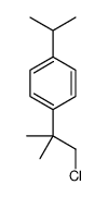 1-(1-chloro-2-methylpropan-2-yl)-4-propan-2-ylbenzene结构式