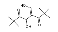 5-hydroxy-2,2,7,7-tetramethyl-octane-3,4,6-trione-4-oxime Structure