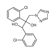 (1S,2R)-1,2-bis(2-chlorophenyl)-3-(1,2,4-triazol-1-yl)propane-1,2-diol Structure