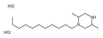 2,5-Dimethyl-1-undecylpiperazine dihydrochloride structure