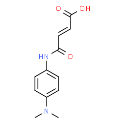 (E)-4-((4-(dimethylamino)phenyl)amino)-4-oxobut-2-enoic acid结构式